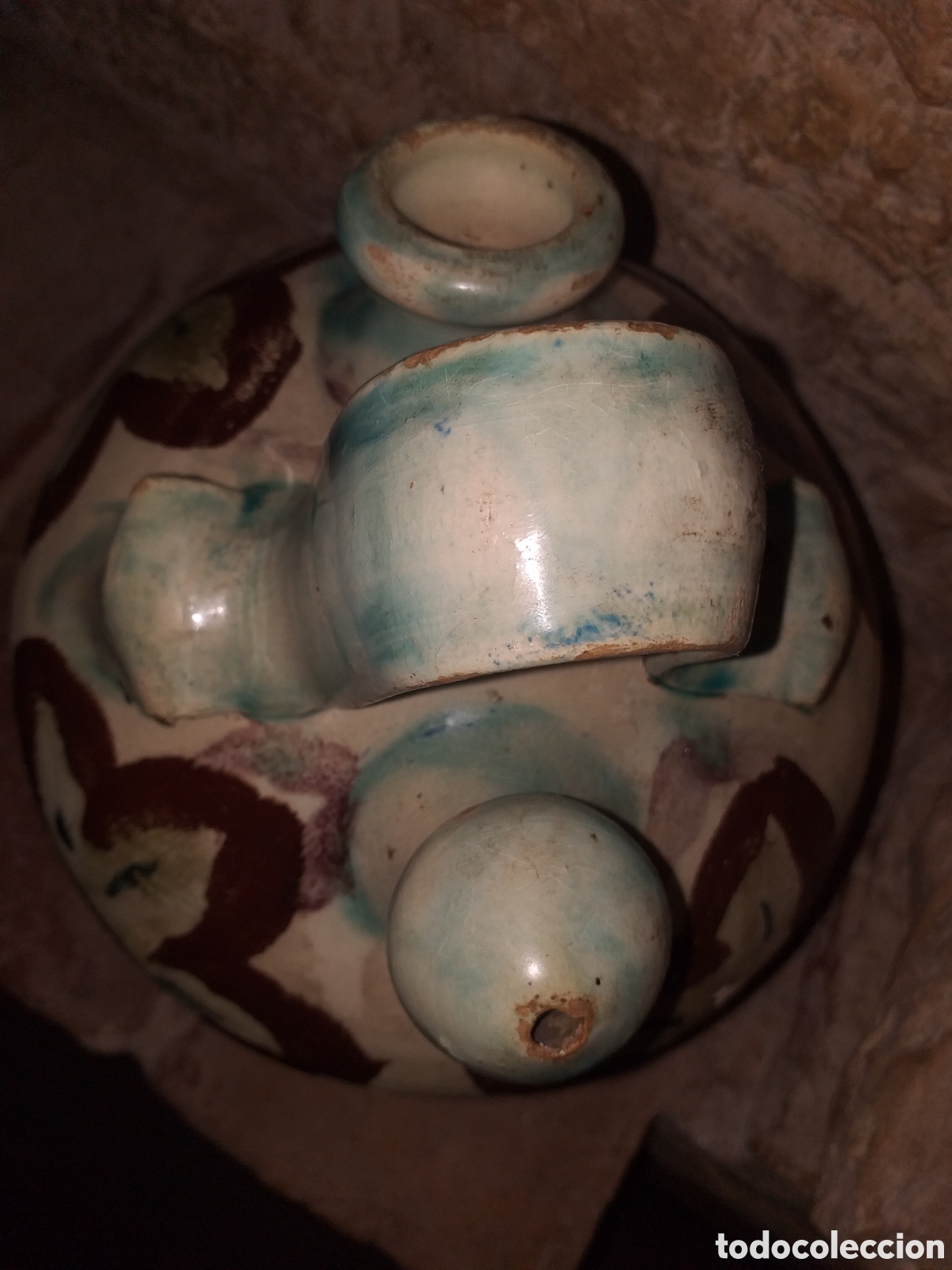 Antig&uuml;edades: Botijo antiguo ceramica - Foto 7