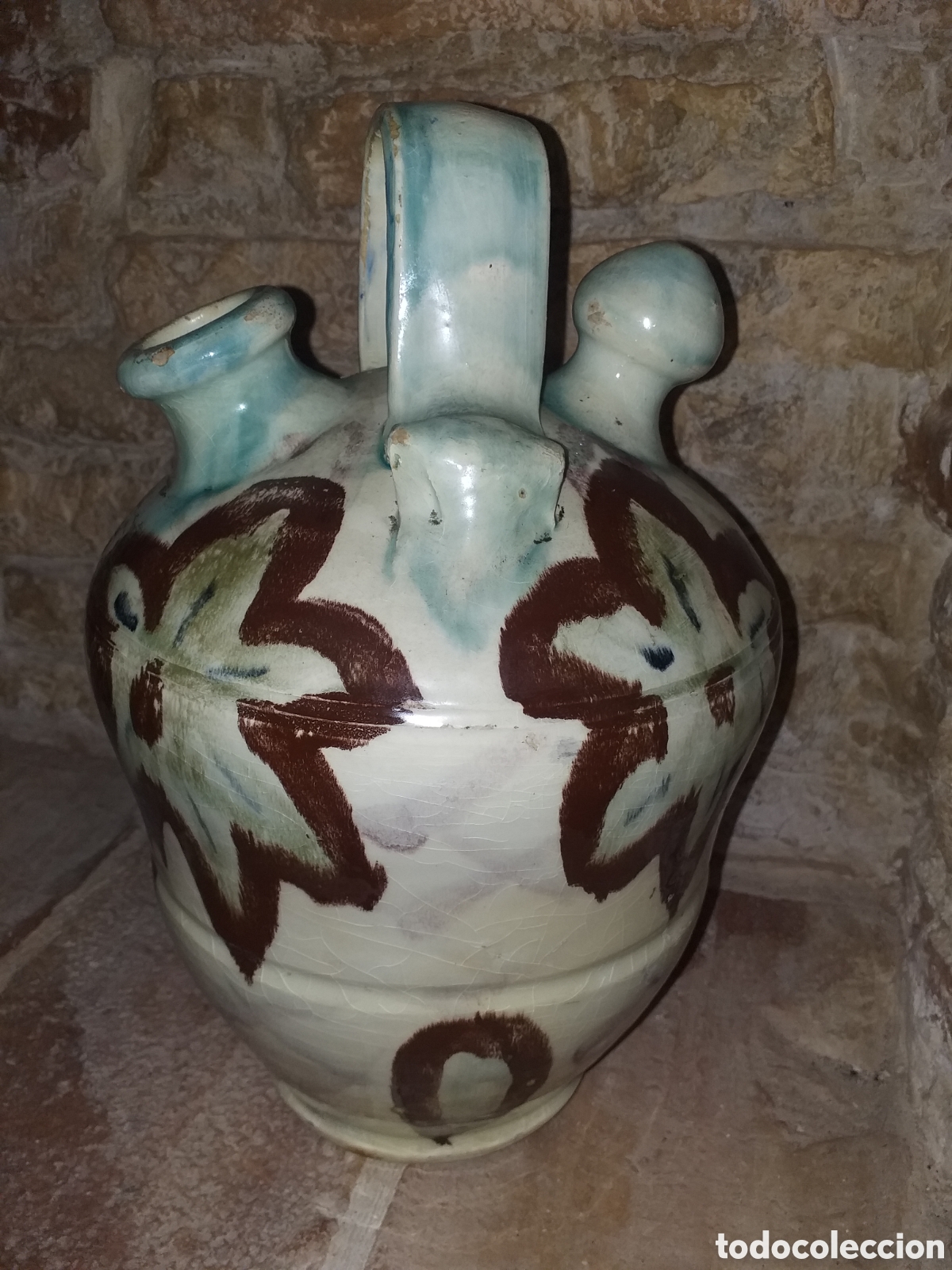 Antig&uuml;edades: Botijo antiguo ceramica - Foto 8