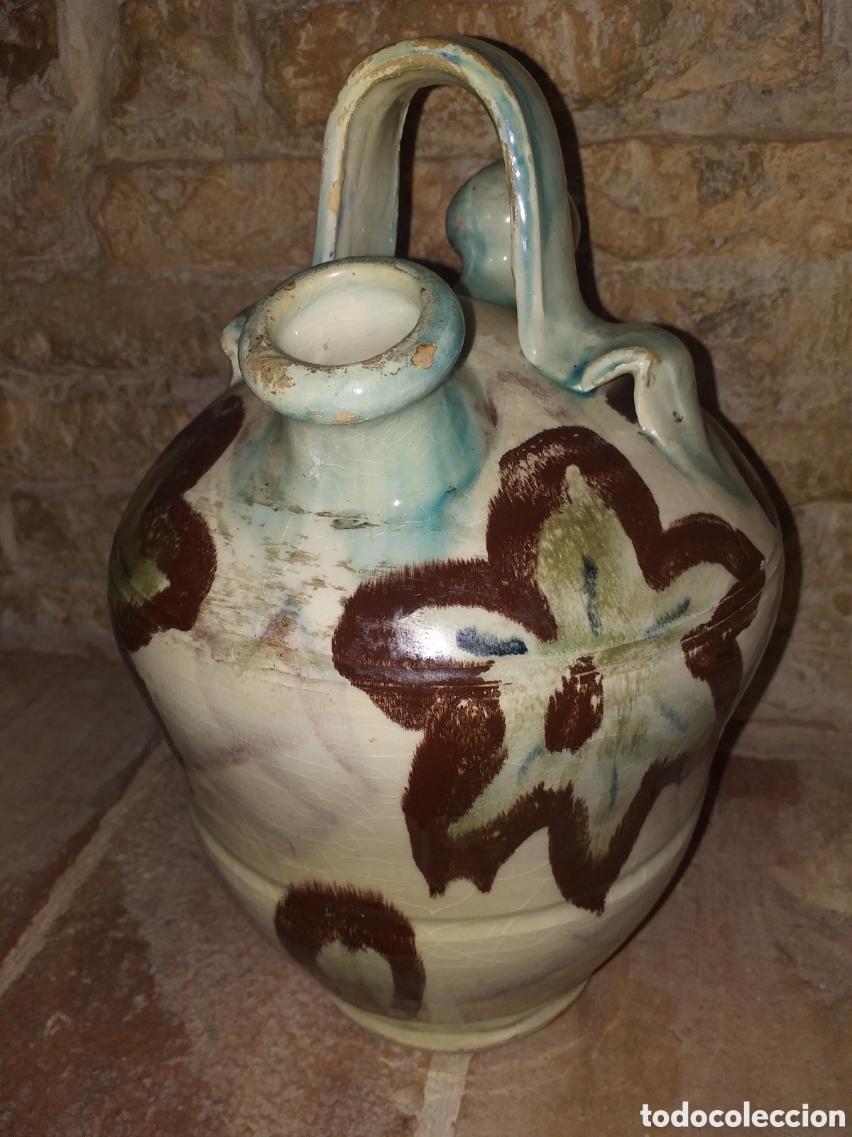 Antig&uuml;edades: Botijo antiguo ceramica - Foto 9