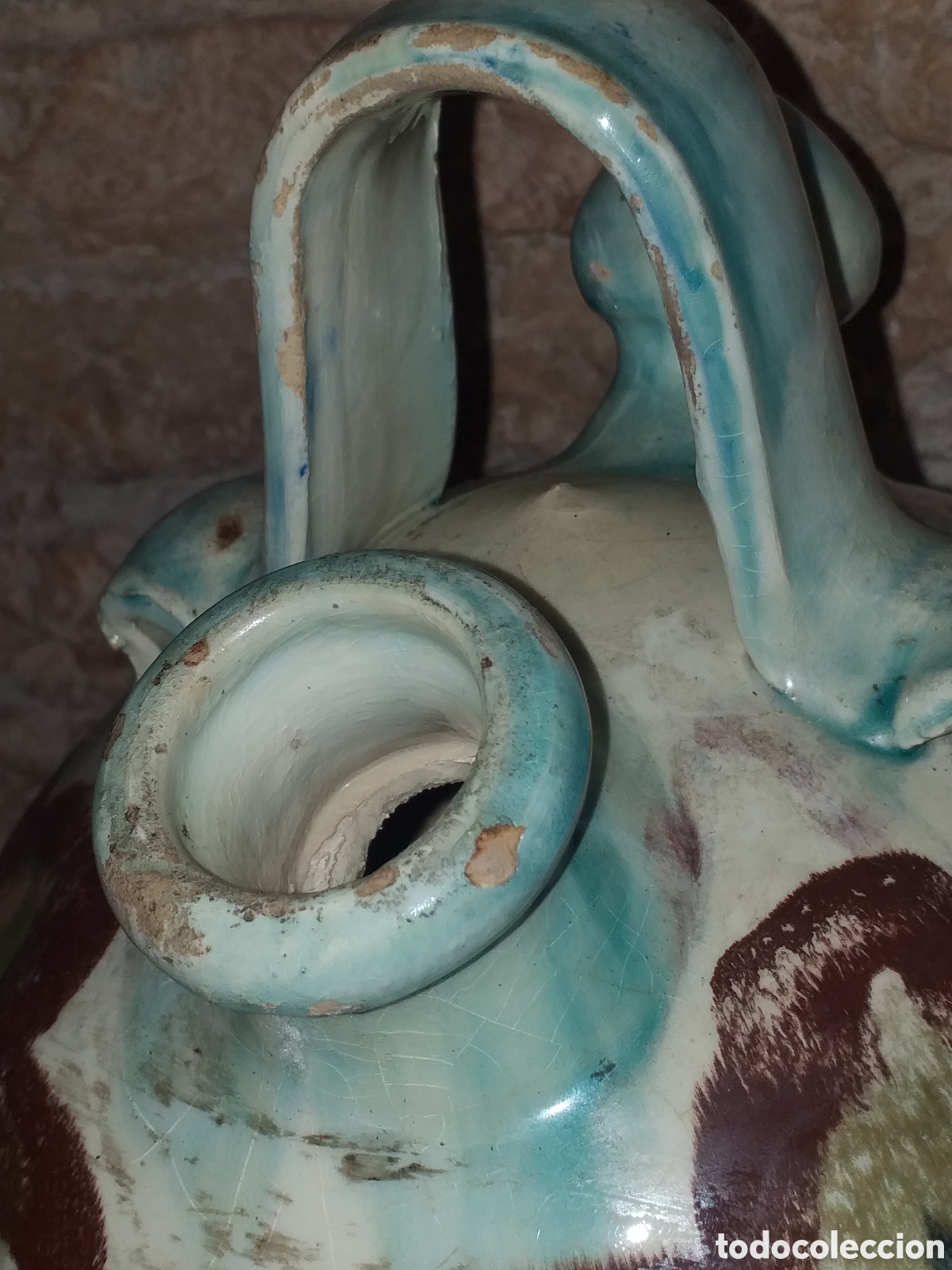 Antig&uuml;edades: Botijo antiguo ceramica - Foto 10
