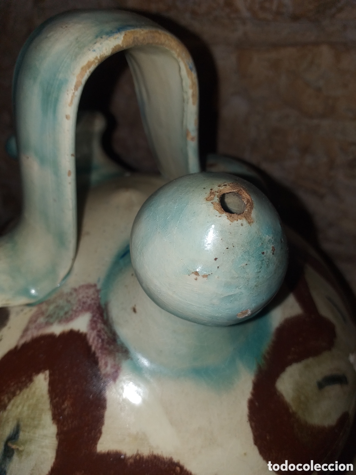 Antig&uuml;edades: Botijo antiguo ceramica - Foto 11