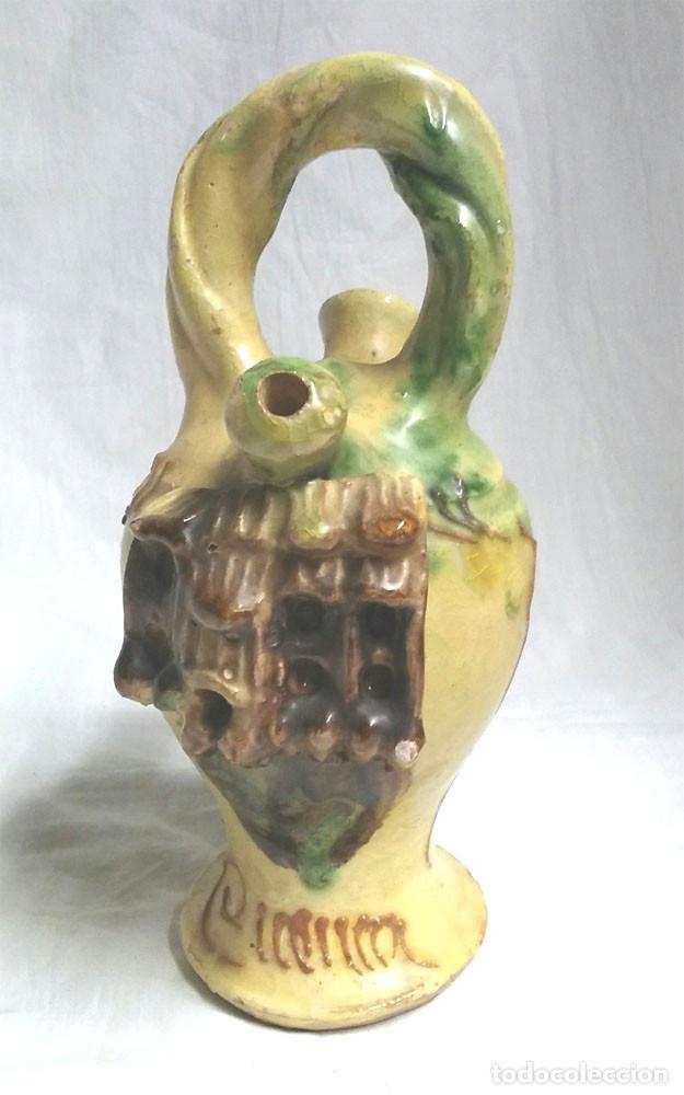 Antig&uuml;edades: Cuenca Botijo a&ntilde;os 60. Med. 17 cm - Foto 1