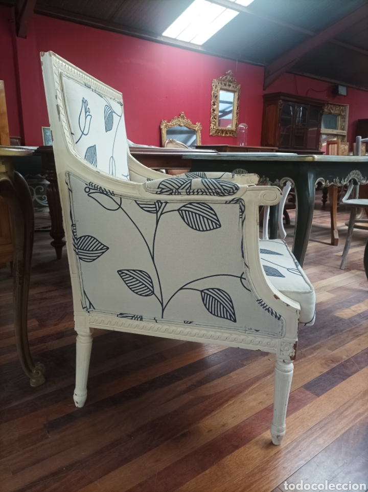 Antig&uuml;edades: Sill&oacute;n franc&eacute;s - Foto 2