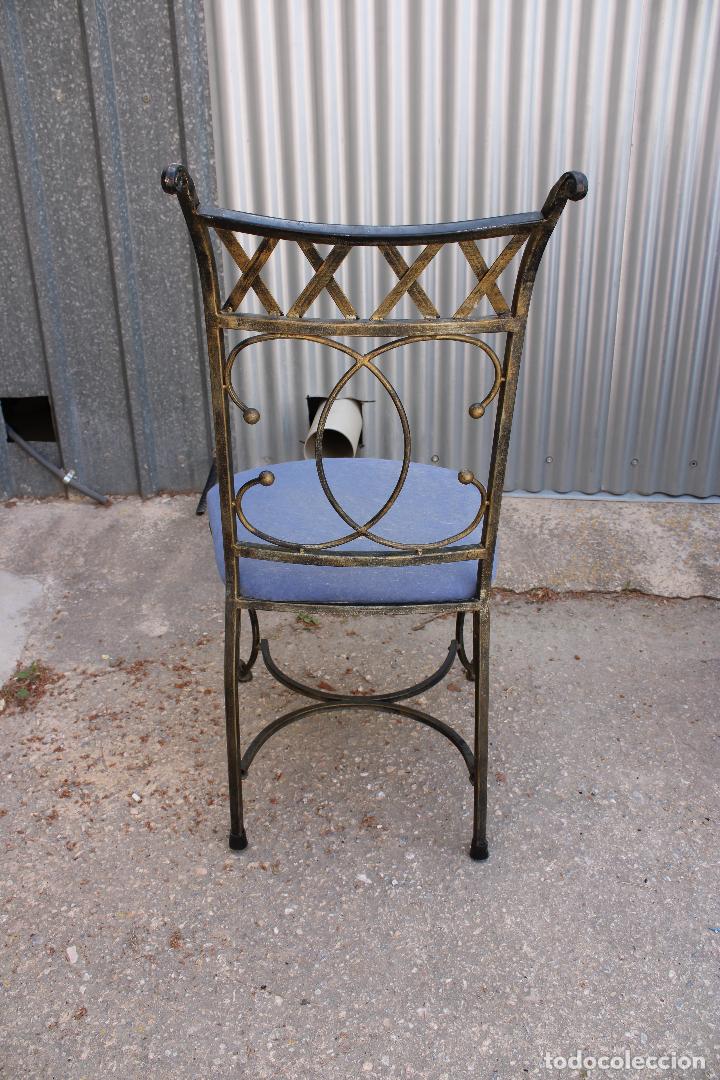 Antig&uuml;edades: silla en hierro de forja - Foto 3