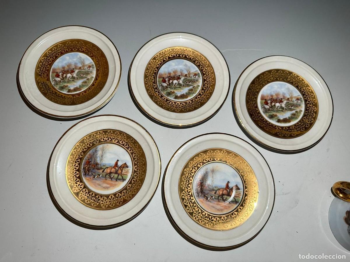 Antig&uuml;edades: JUEGO DE CAFE DE LIMOGES. - Foto 2
