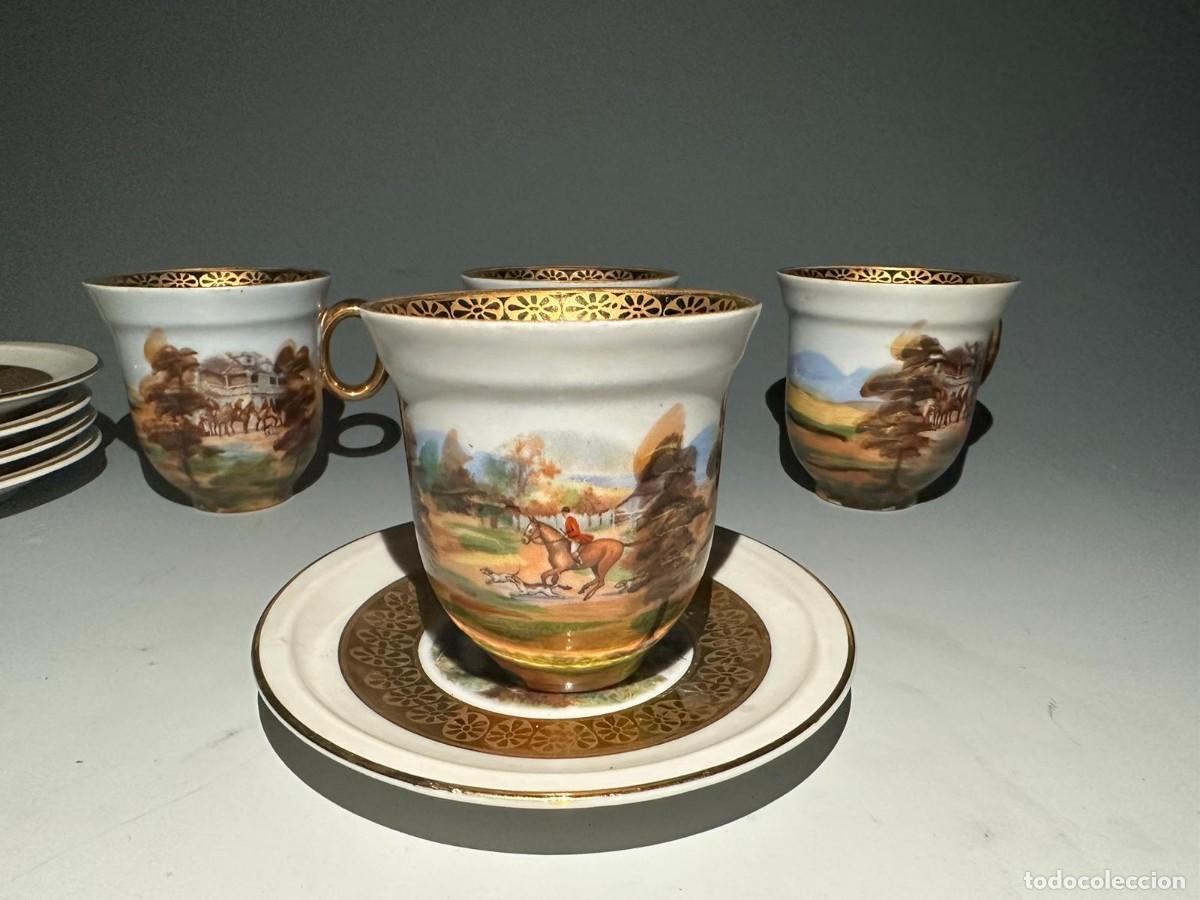 Antig&uuml;edades: JUEGO DE CAFE DE LIMOGES. - Foto 4