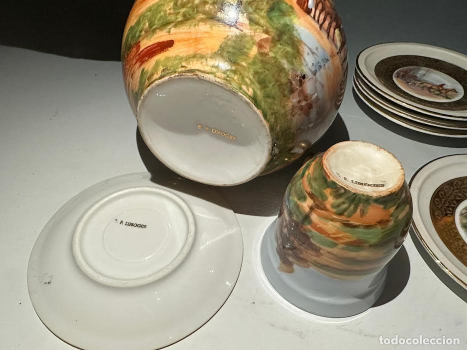 Antig&uuml;edades: JUEGO DE CAFE DE LIMOGES. - Foto 7