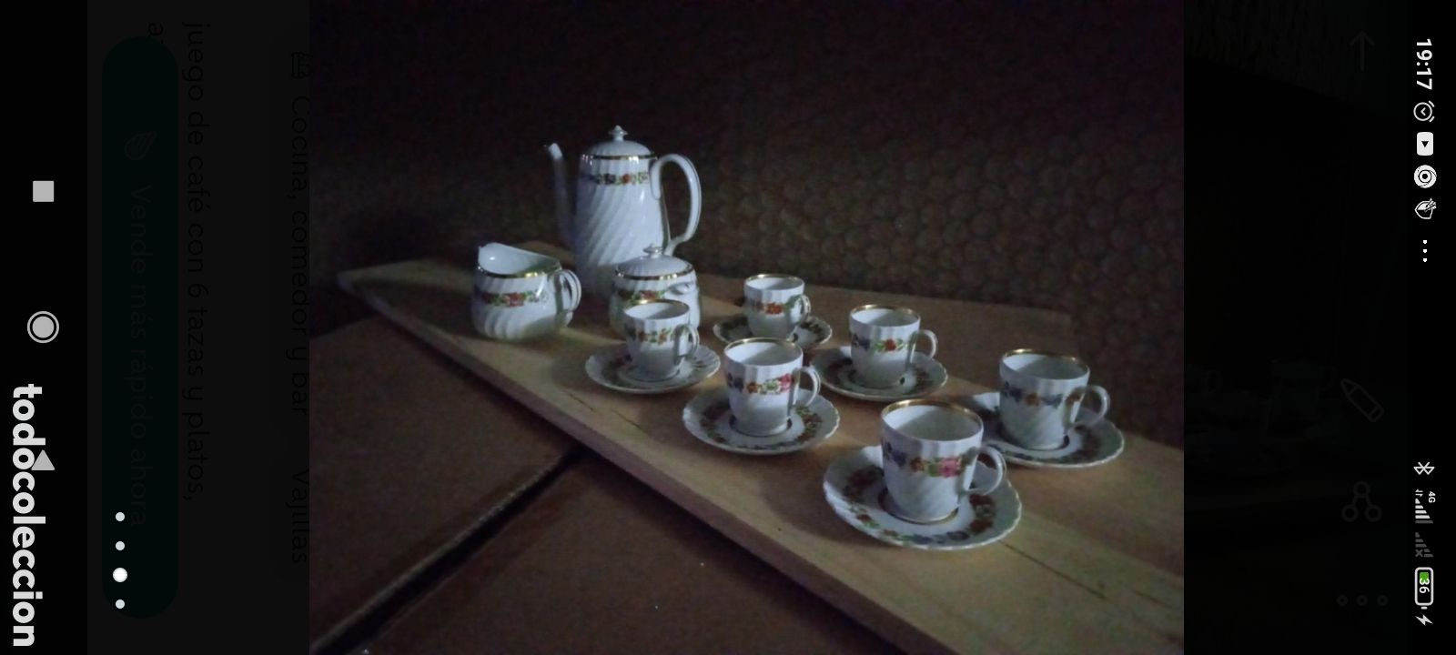 Antig&uuml;edades: Juego de caf&eacute;, Bidasoa - Foto 2