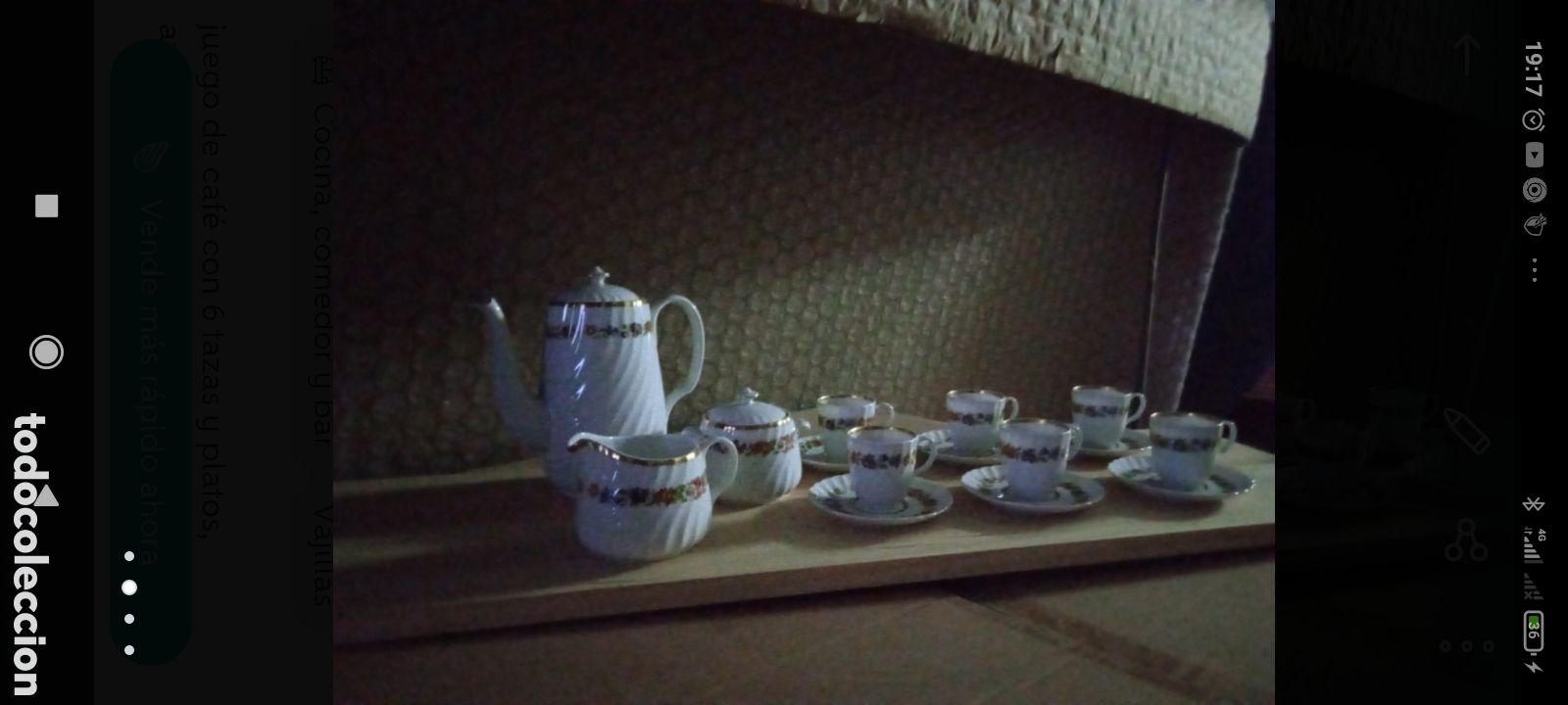 Antig&uuml;edades: Juego de caf&eacute;, Bidasoa - Foto 1