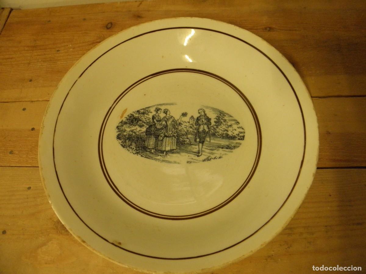 Antig&uuml;edades: GRAN PLATO LEBRILLO FRANCISCO HUERTA - Foto 1