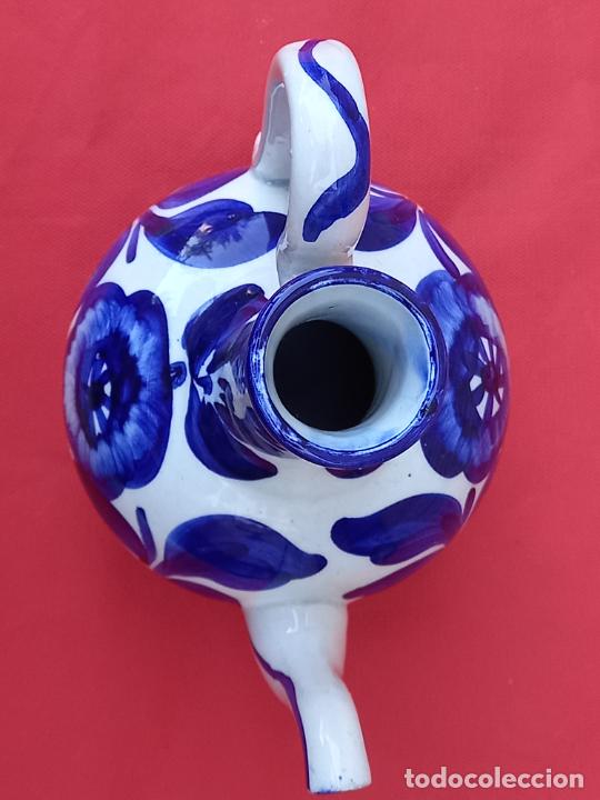 Antig&uuml;edades: TETERA EN CERAMICA VIDRIADA DE MANISES. - Foto 5