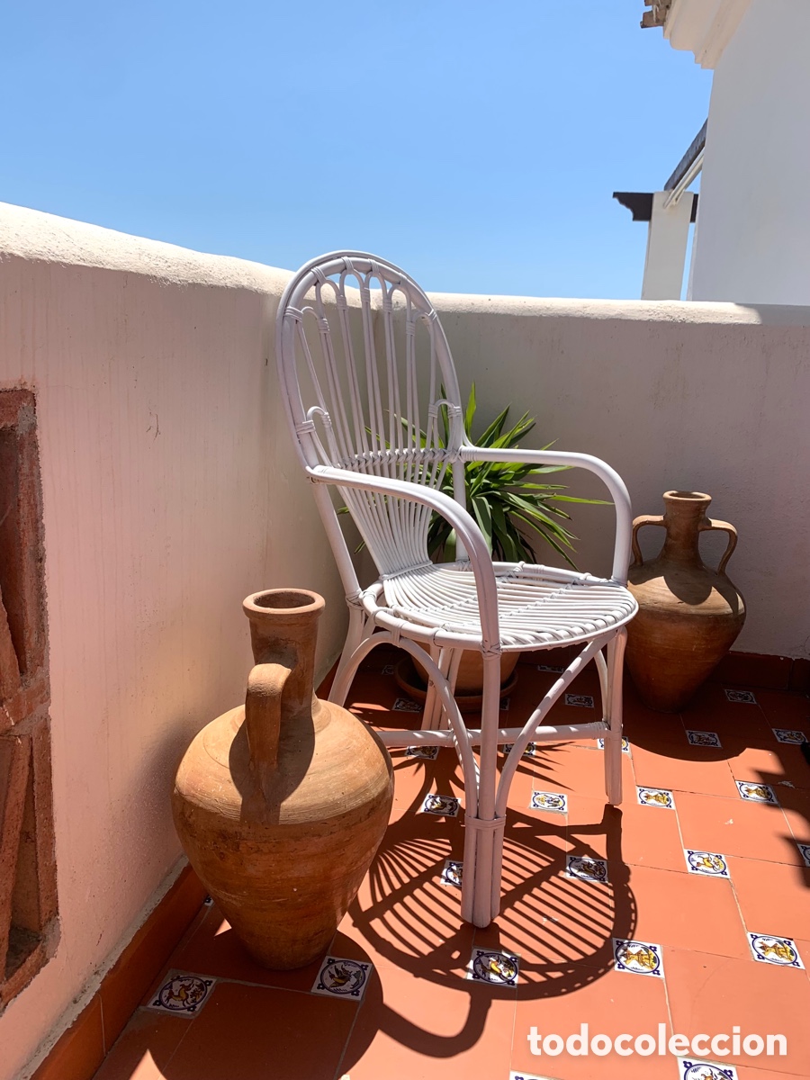 Antig&uuml;edades: SILL&Oacute;N ANTIGUO DE BAMB&Uacute; - Foto 7