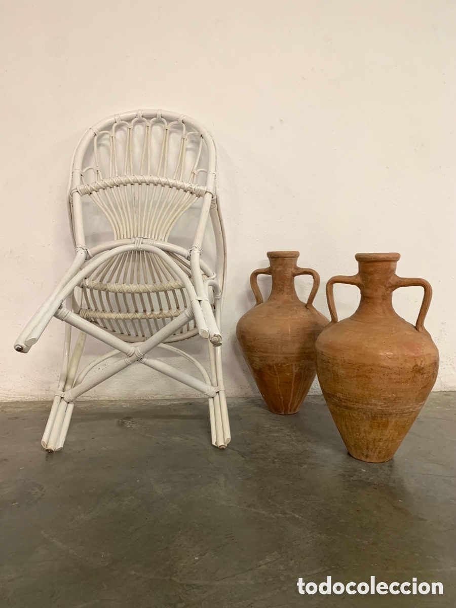 Antig&uuml;edades: SILL&Oacute;N ANTIGUO DE BAMB&Uacute; - Foto 9