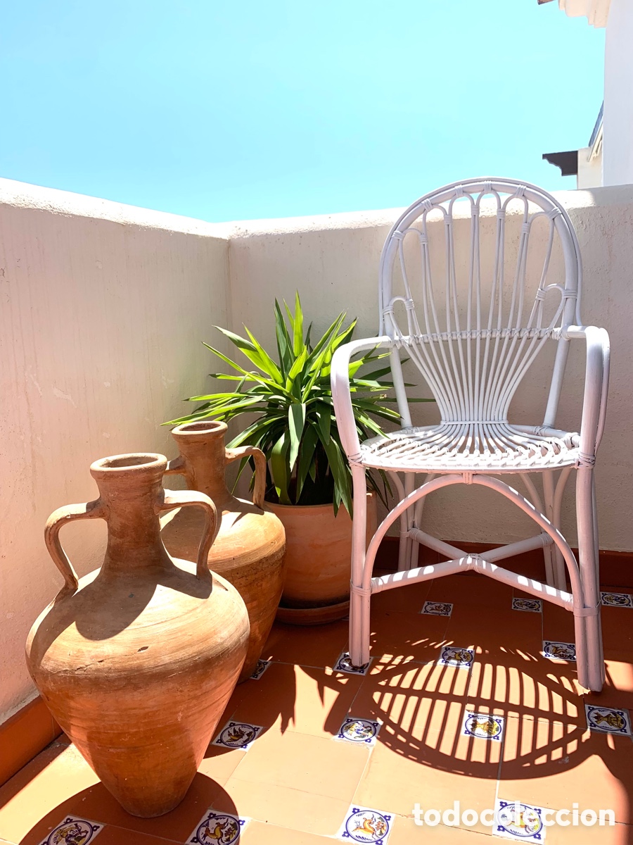 Antig&uuml;edades: SILL&Oacute;N ANTIGUO DE BAMB&Uacute; - Foto 11