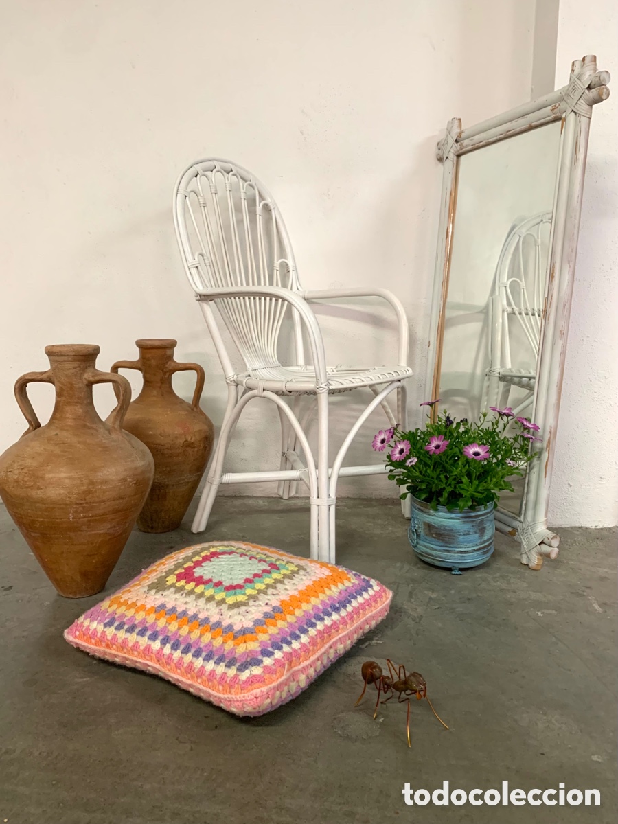 Antig&uuml;edades: SILL&Oacute;N ANTIGUO DE BAMB&Uacute; - Foto 12
