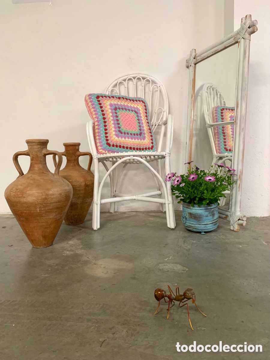 Antig&uuml;edades: SILL&Oacute;N ANTIGUO DE BAMB&Uacute; - Foto 13