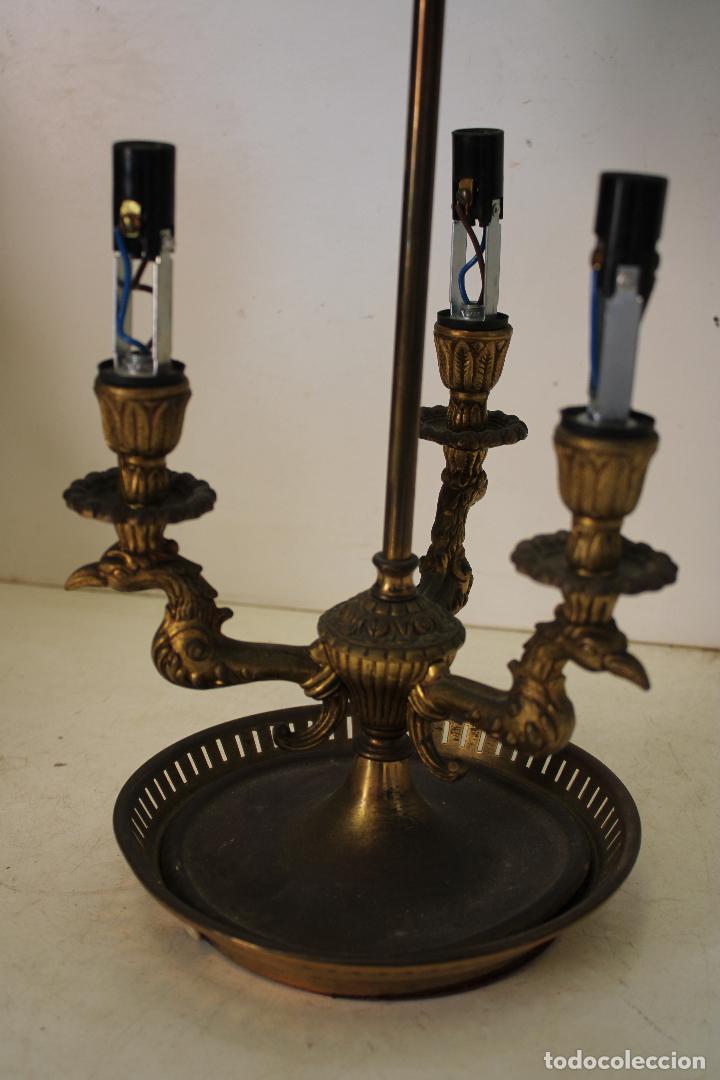 Antig&uuml;edades: lampara de mesa estilo imperio - Foto 4