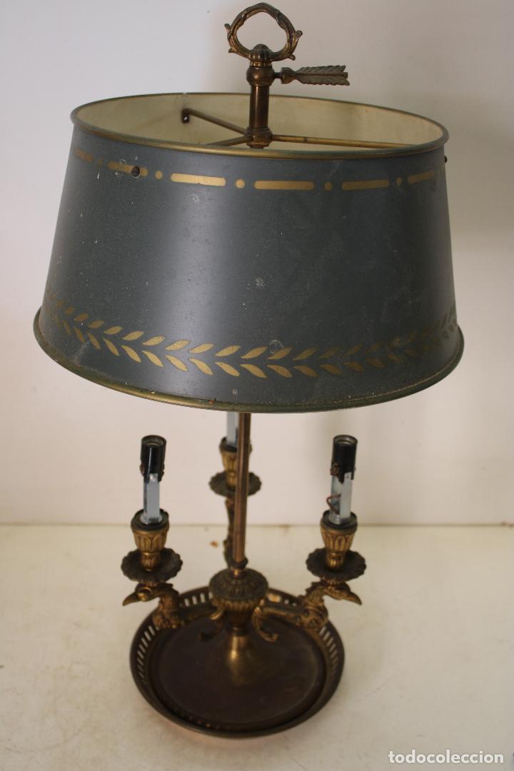 Antig&uuml;edades: lampara de mesa estilo imperio - Foto 1