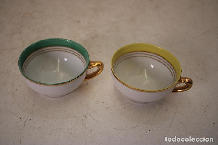 Antig&uuml;edades: 2 tazas de color firmadas - Foto 1