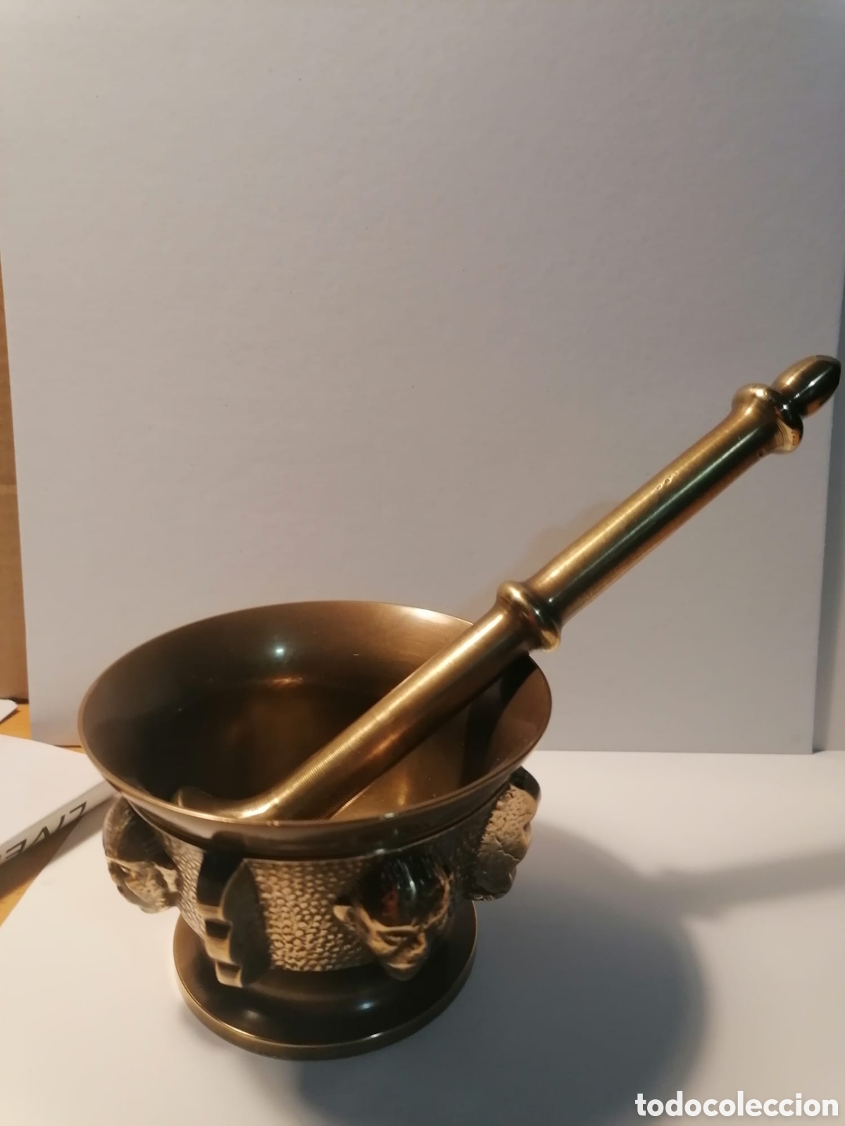 Antig&uuml;edades: Mortero o Almirez De Bronce - Foto 2
