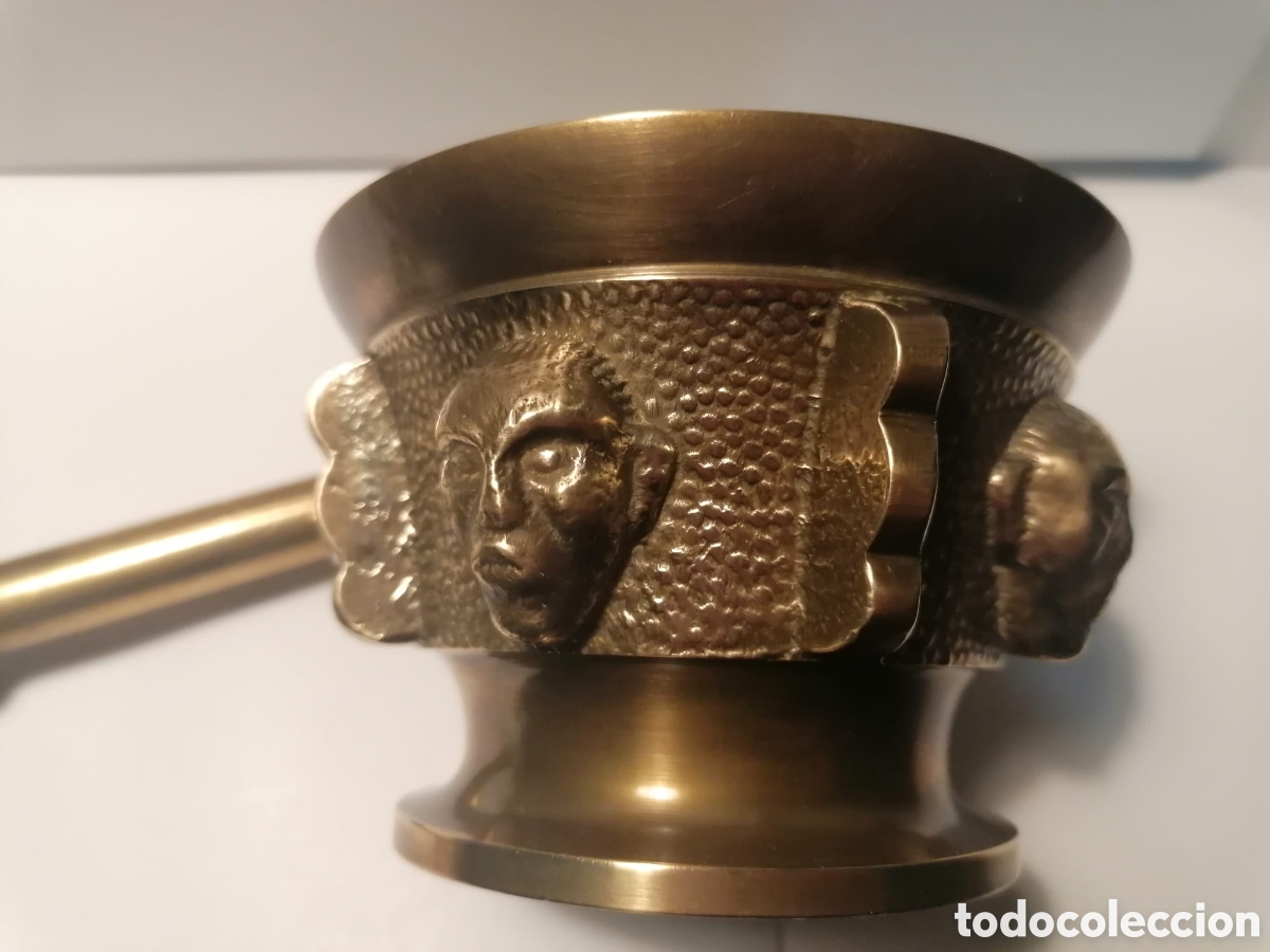 Antig&uuml;edades: Mortero o Almirez De Bronce - Foto 3