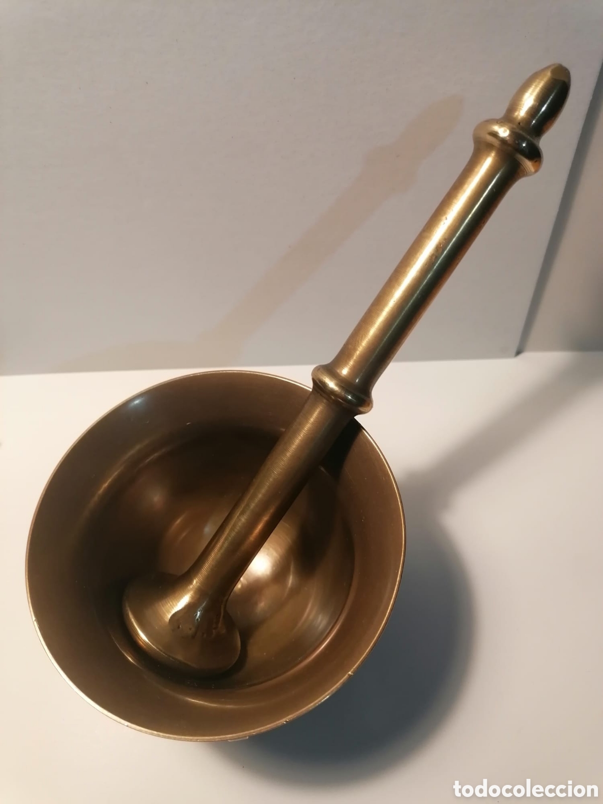 Antig&uuml;edades: Mortero o Almirez De Bronce - Foto 4