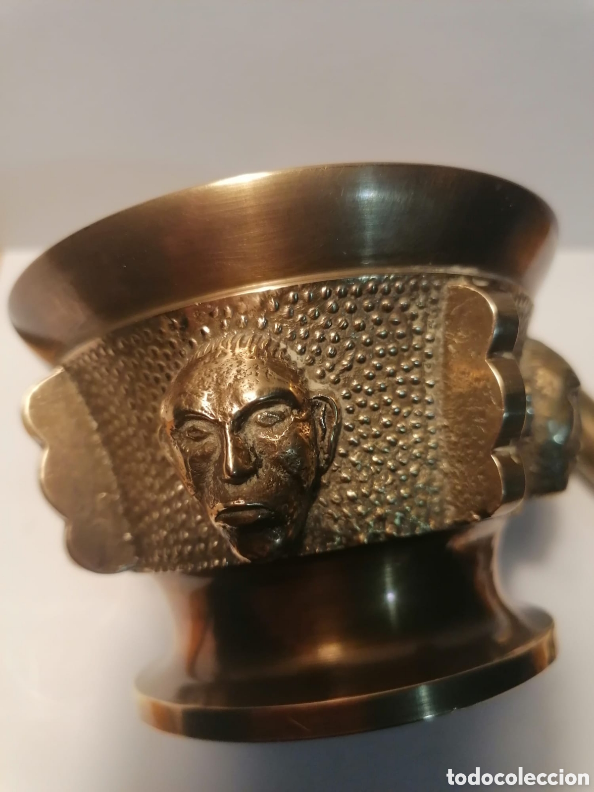 Antig&uuml;edades: Mortero o Almirez De Bronce - Foto 6