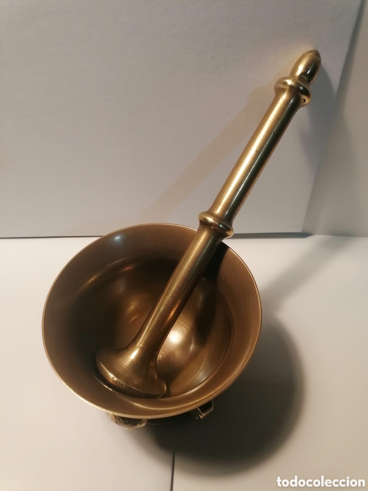 Antig&uuml;edades: Mortero o Almirez De Bronce - Foto 9