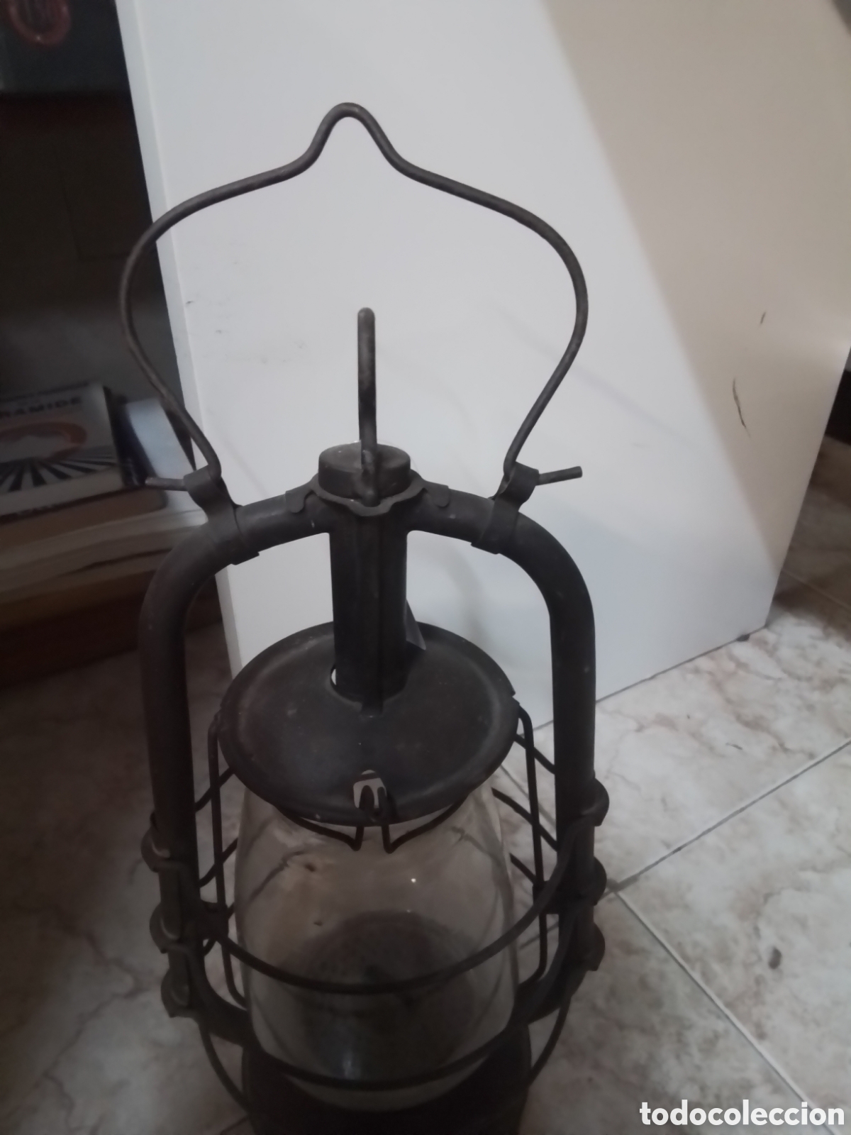 Antig&uuml;edades: Quinqu&eacute;, l&aacute;mpara de parafina, candil - Foto 3