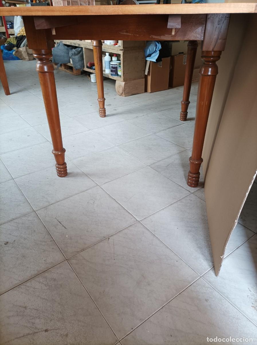 Antig&uuml;edades: Mesa rectangular extensible y de madera natural - Foto 2