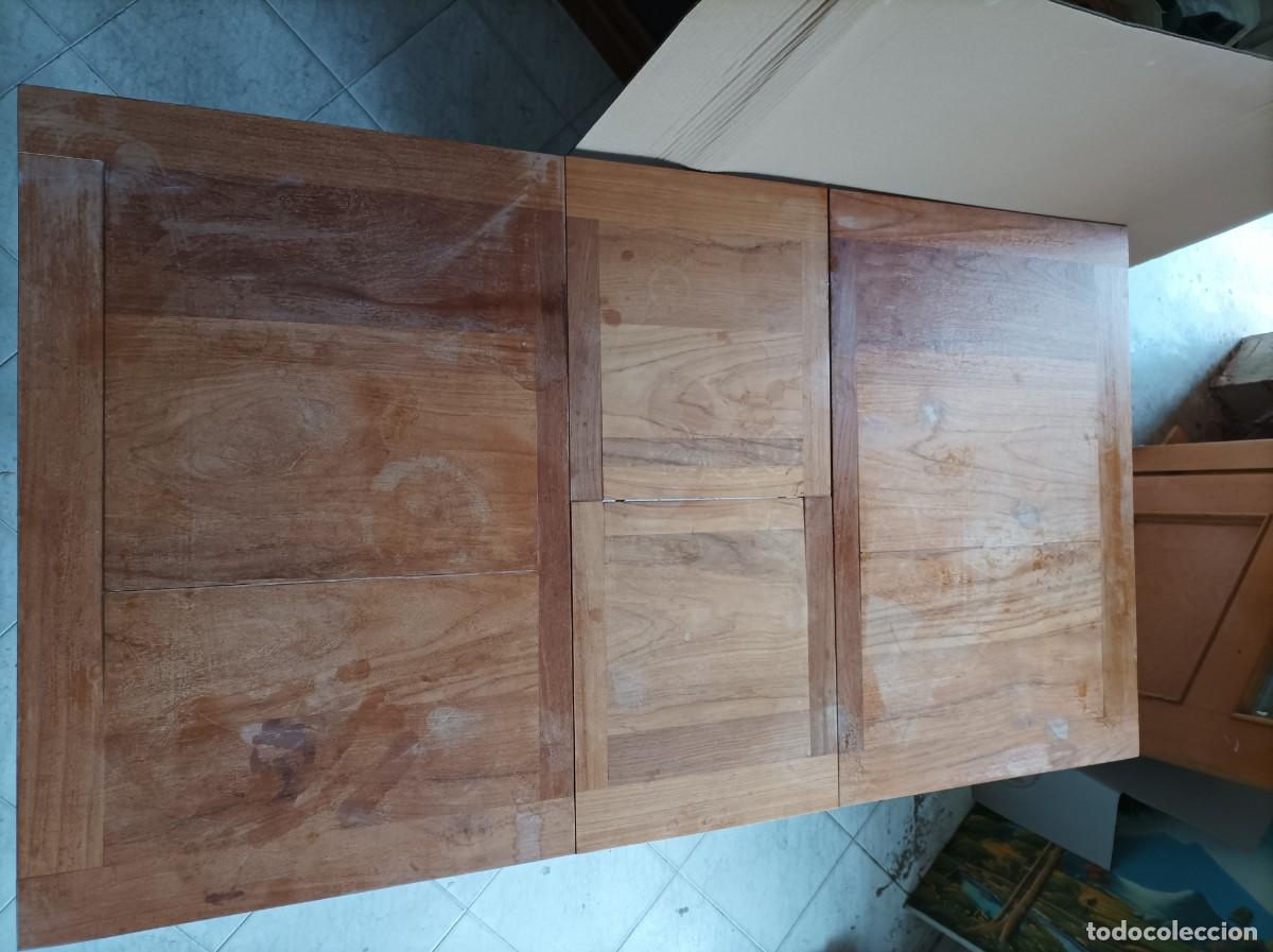 Antig&uuml;edades: Mesa rectangular extensible y de madera natural - Foto 3