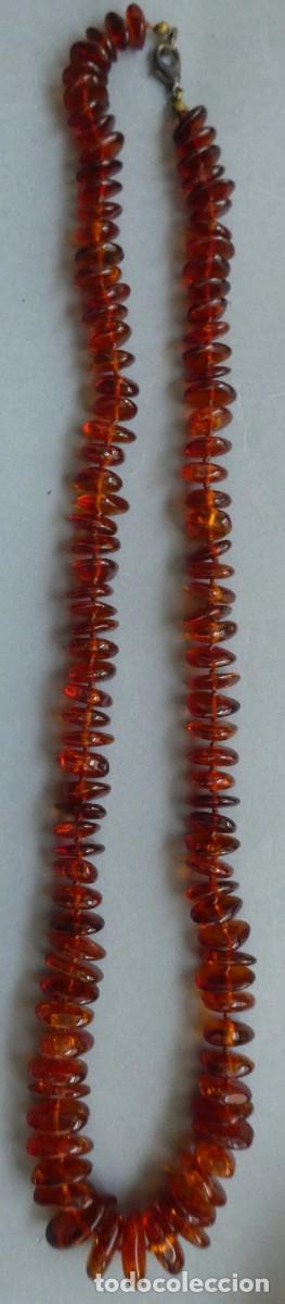 Antig&uuml;edades: ANTIGUO COLLAR DE &Aacute;MBAR PRIMERA MITAD S.XX - Foto 2