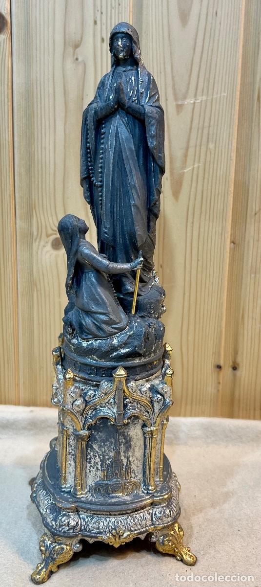 Antig&uuml;edades: FIGURA VIRGEN BRONCE - Foto 1