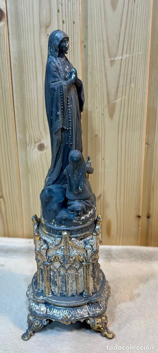 Antig&uuml;edades: FIGURA VIRGEN BRONCE - Foto 5