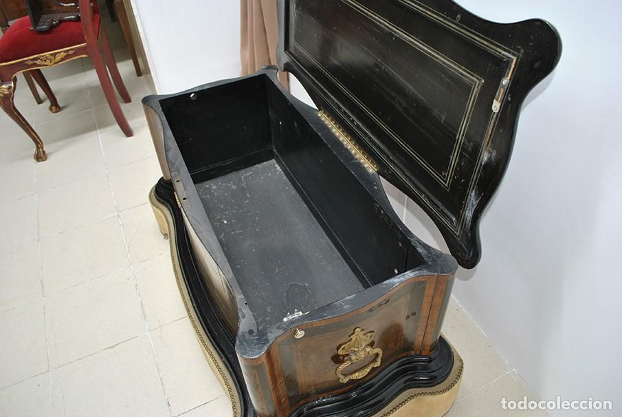 Antig&uuml;edades: ARCA O BA&Uacute;L ESTILO NAPOLE&Oacute;N - Foto 6