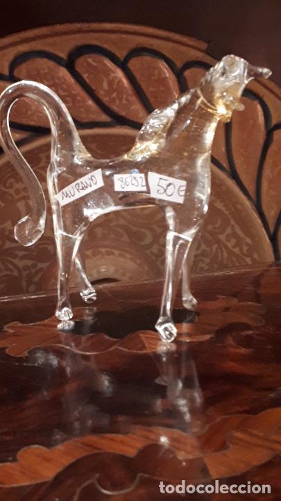 Antig&uuml;edades: Caballo, cristal de Murano - Foto 4