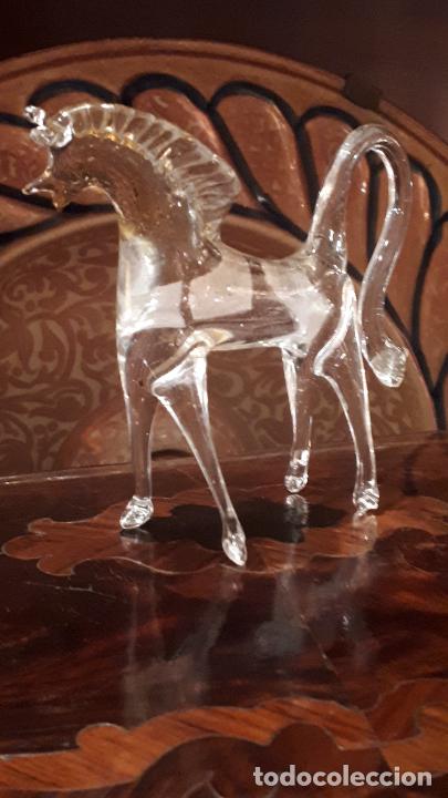 Antig&uuml;edades: Caballo, cristal de Murano - Foto 1