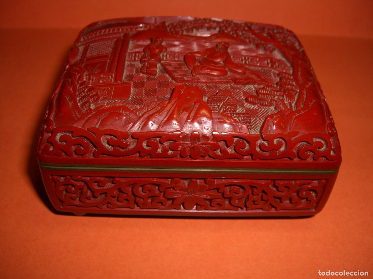 Antig&uuml;edades: CAJA LACADA ORIENTAL - Foto 2