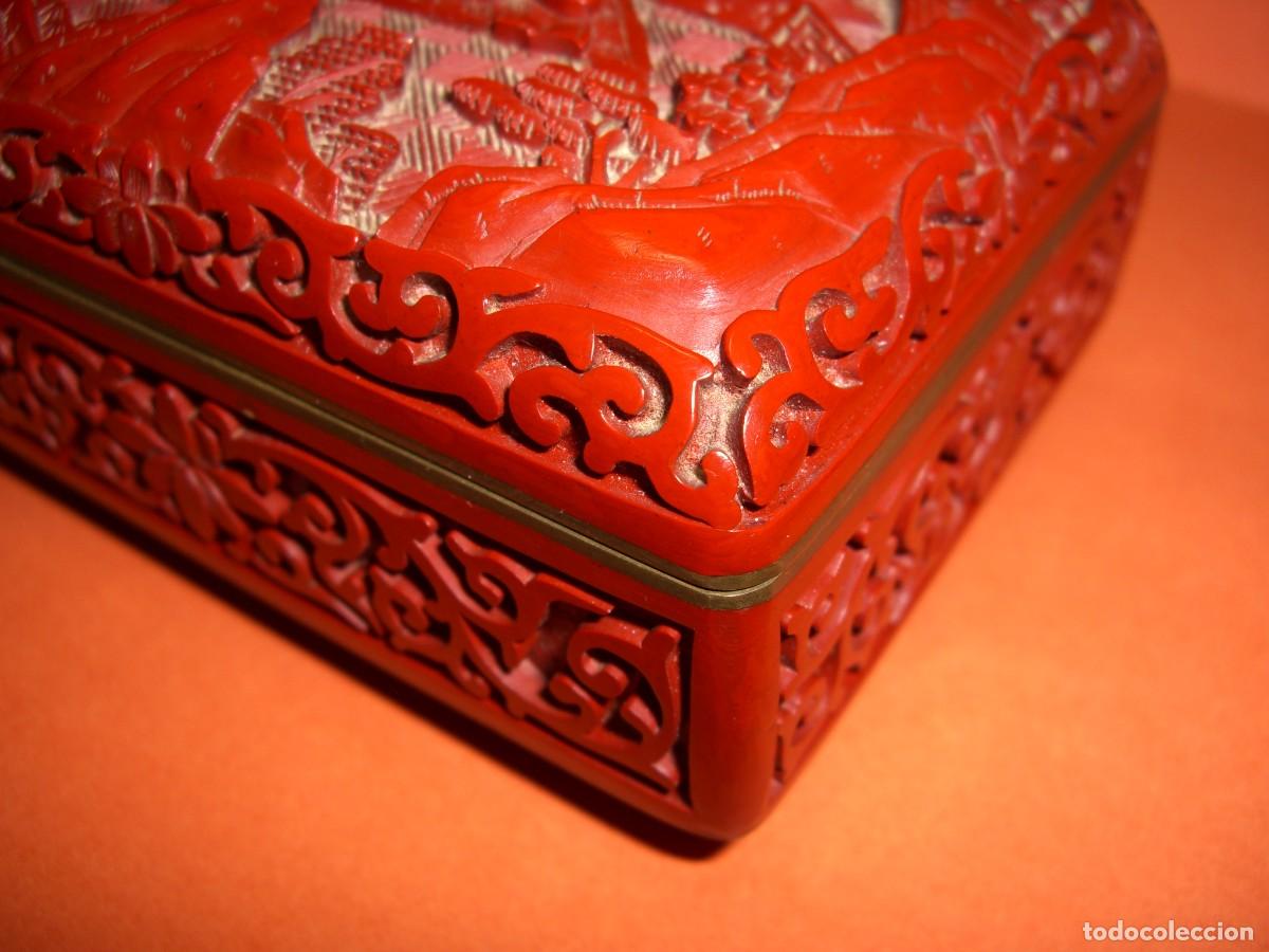 Antig&uuml;edades: CAJA LACADA ORIENTAL - Foto 3