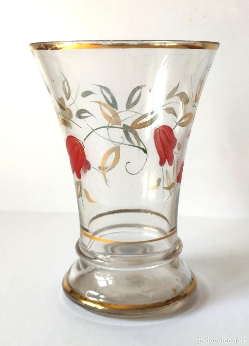 Antig&uuml;edades: Jarr&oacute;n esmaltado con campanillas - Foto 3