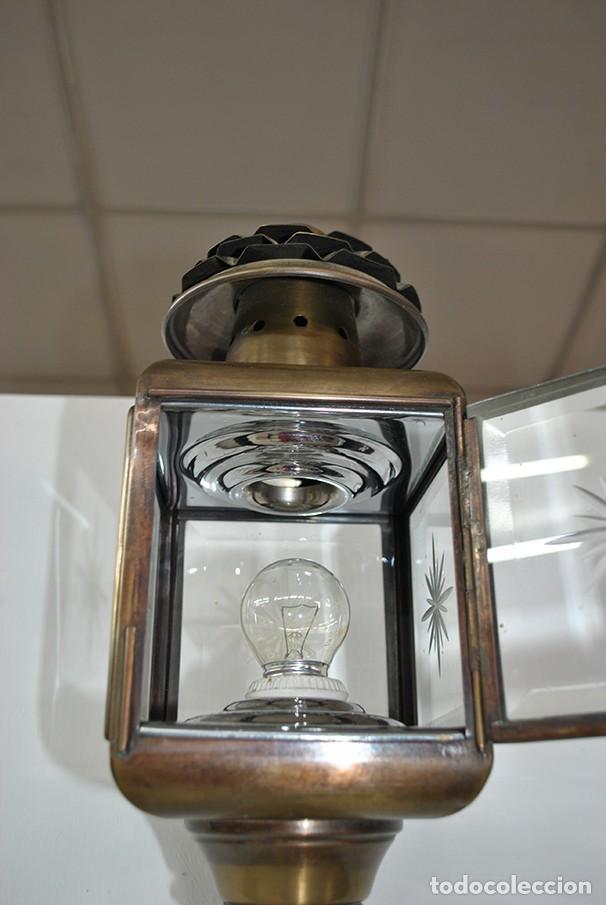Antig&uuml;edades: FAROL ANTIGUO DE CARRUAJE - Foto 3