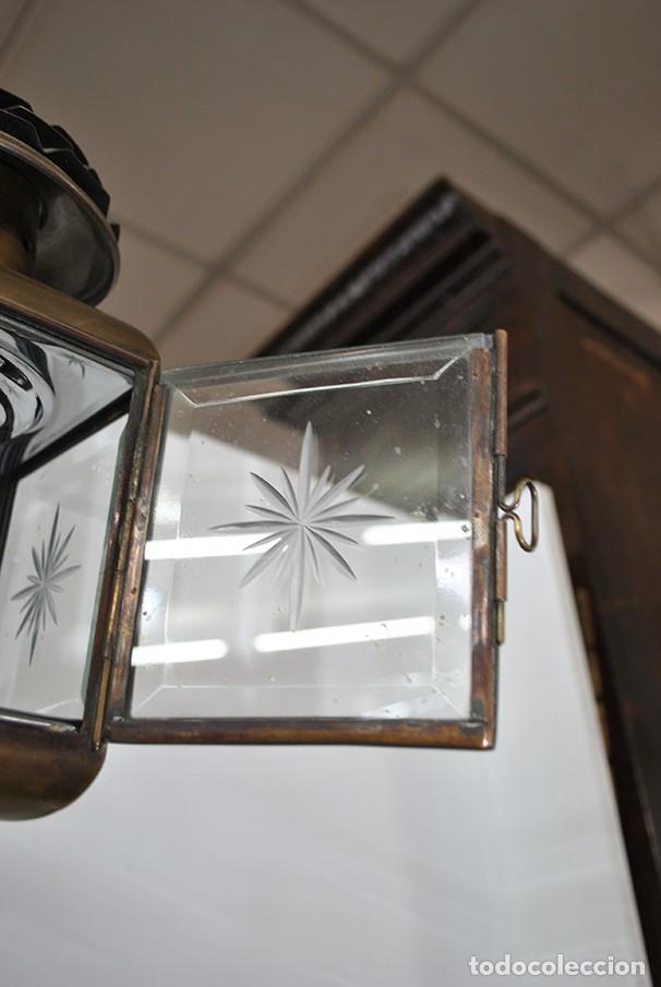 Antig&uuml;edades: FAROL ANTIGUO DE CARRUAJE - Foto 4