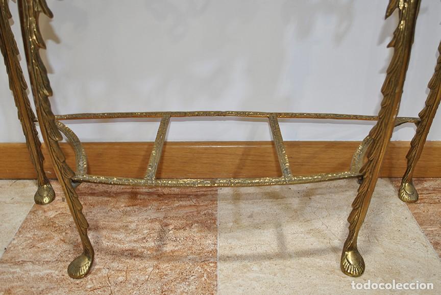 Antig&uuml;edades: CONSOLA ANTIGUA DE BRONCE DORADO - Foto 6