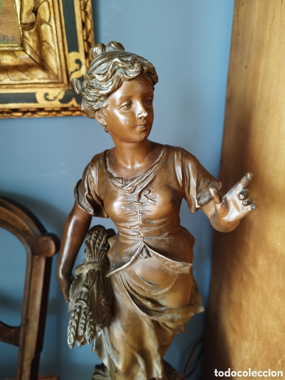 Antig&uuml;edades: Escultura Emilie Bruchon - Foto 6