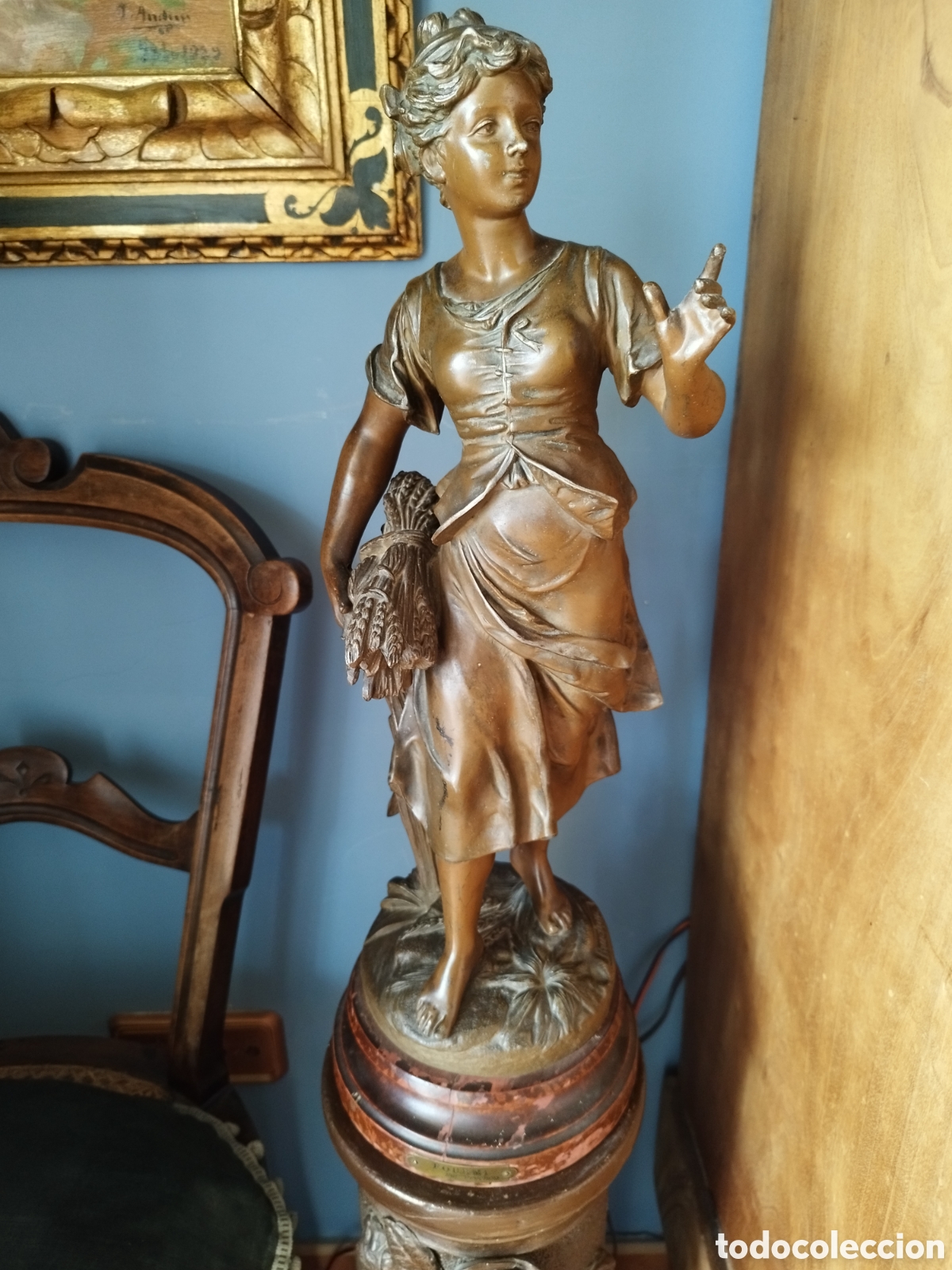 Antig&uuml;edades: Escultura Emilie Bruchon - Foto 7