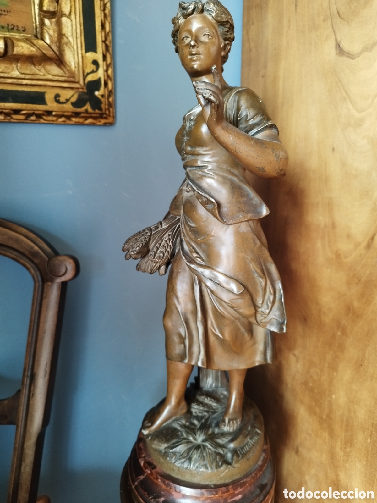 Antig&uuml;edades: Escultura Emilie Bruchon - Foto 14