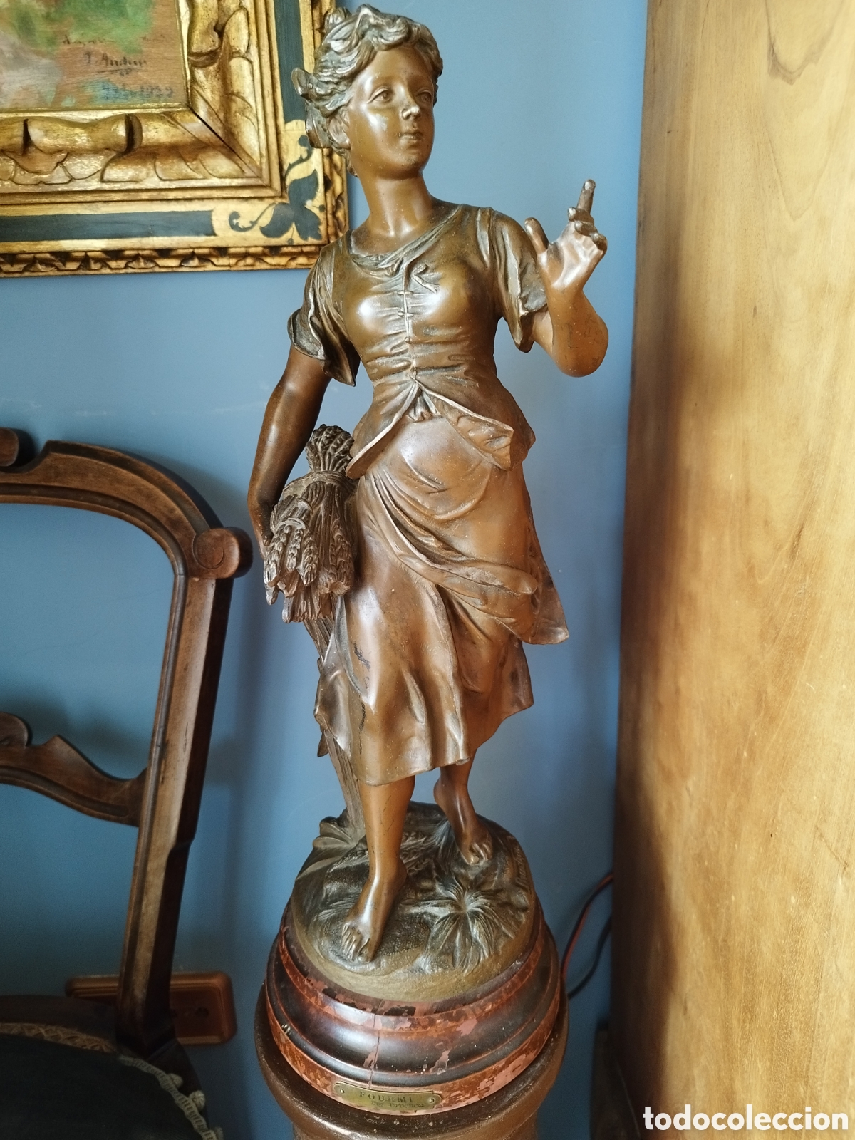 Antig&uuml;edades: Escultura Emilie Bruchon - Foto 1