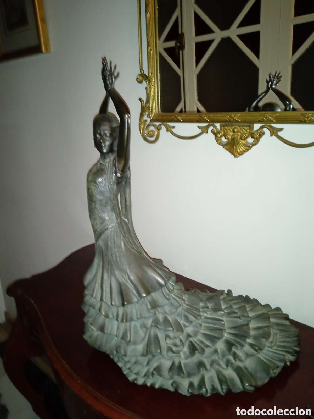 Antig&uuml;edades: Figura bronce y cer&aacute;mica - Foto 1