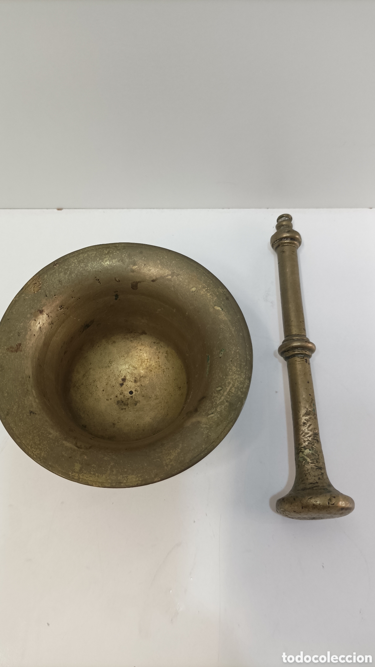Antig&uuml;edades: MORTERO O ALMIREZ DE BRONCE ANTIGUO - Foto 5