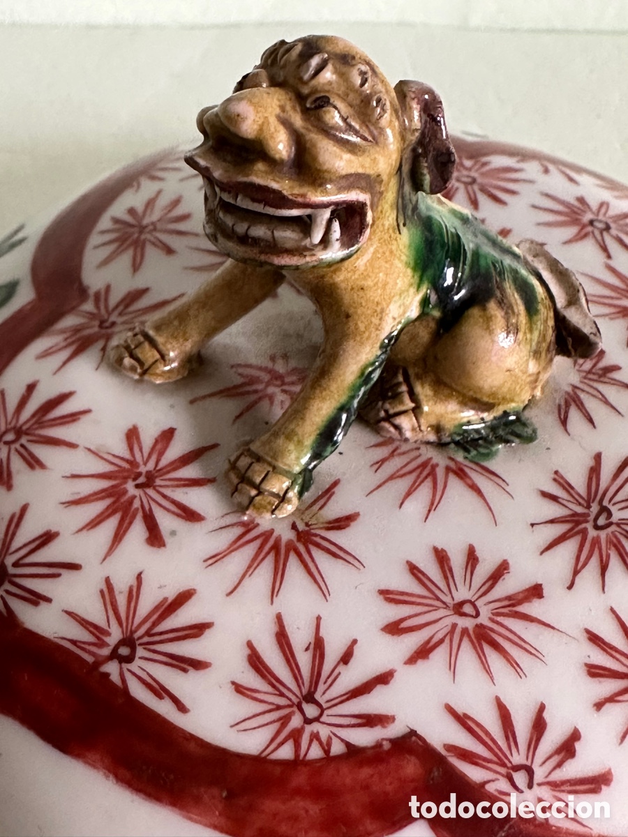 Antig&uuml;edades: Porcelana china tapa - Foto 2